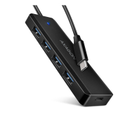 Axagon HUE-C1C, 4x USB 5Gbps TRAVEL hub, USB-C, USB-C - 1353427 - zdjęcie 1